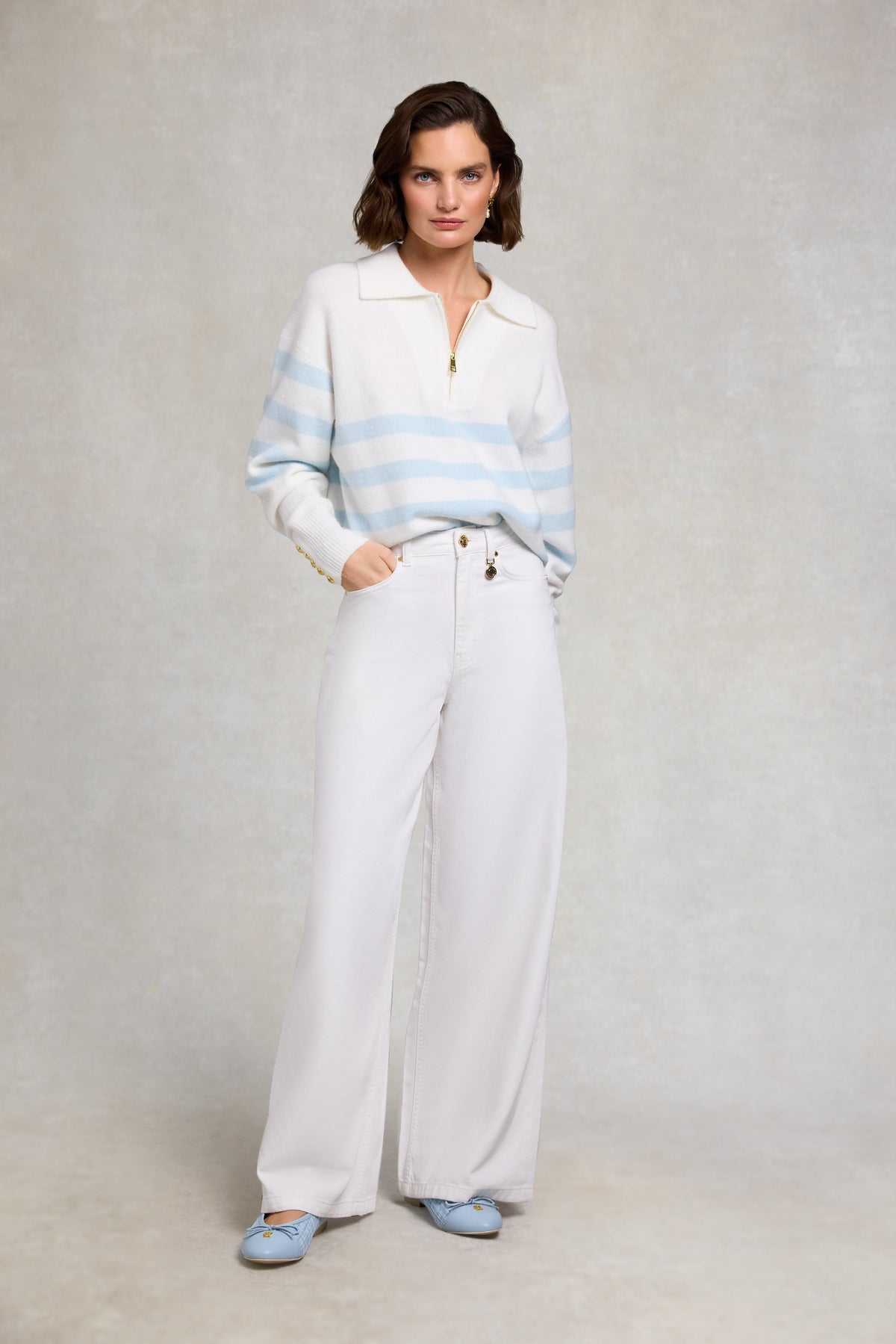 Lydia Quarter Zip Knit