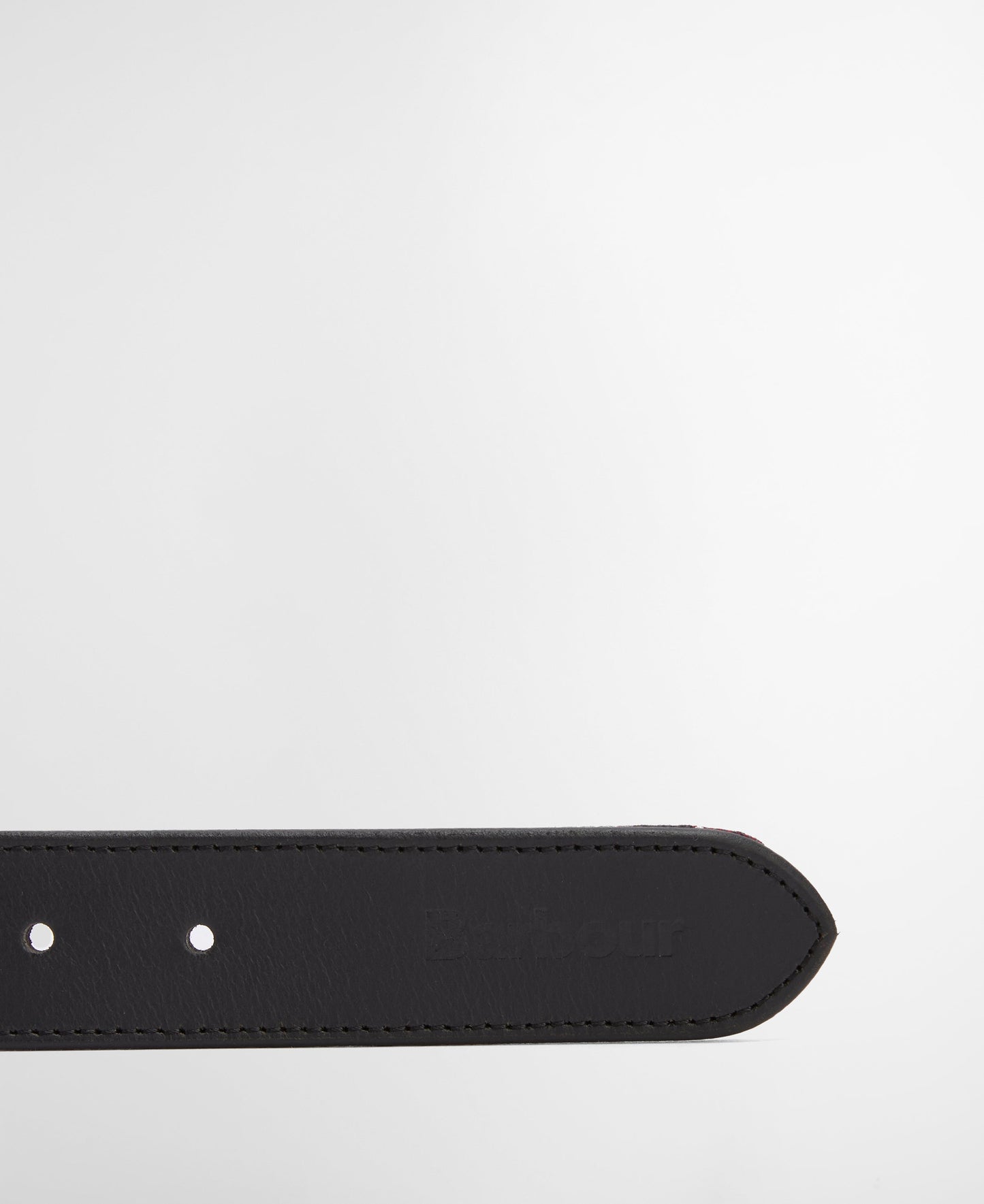 Reversible Tartan Leather Belt