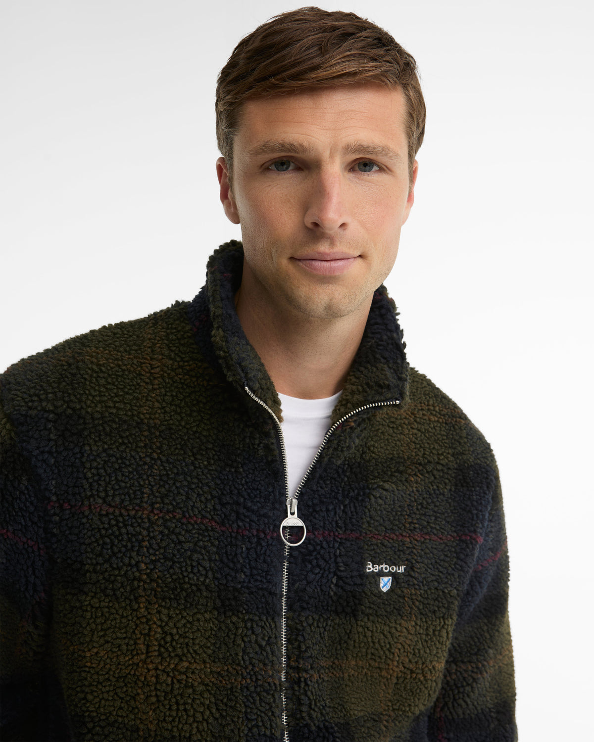 Tartan Fleece Zip Through