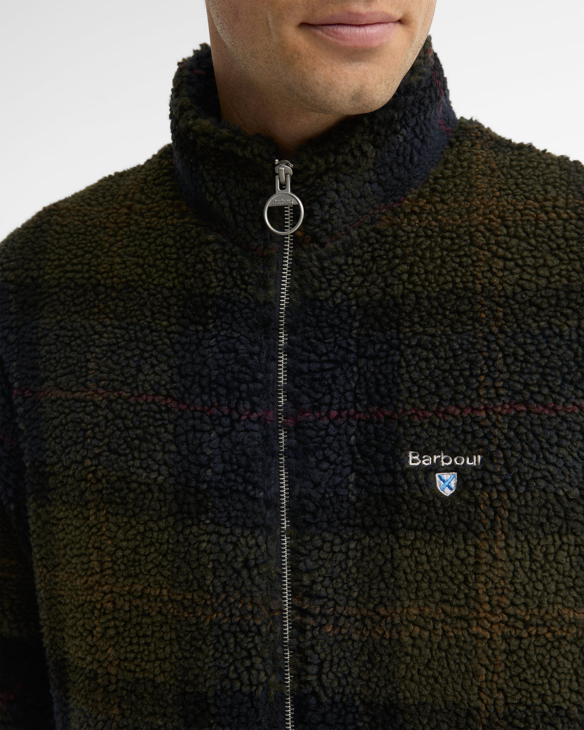 Tartan Fleece Zip Through