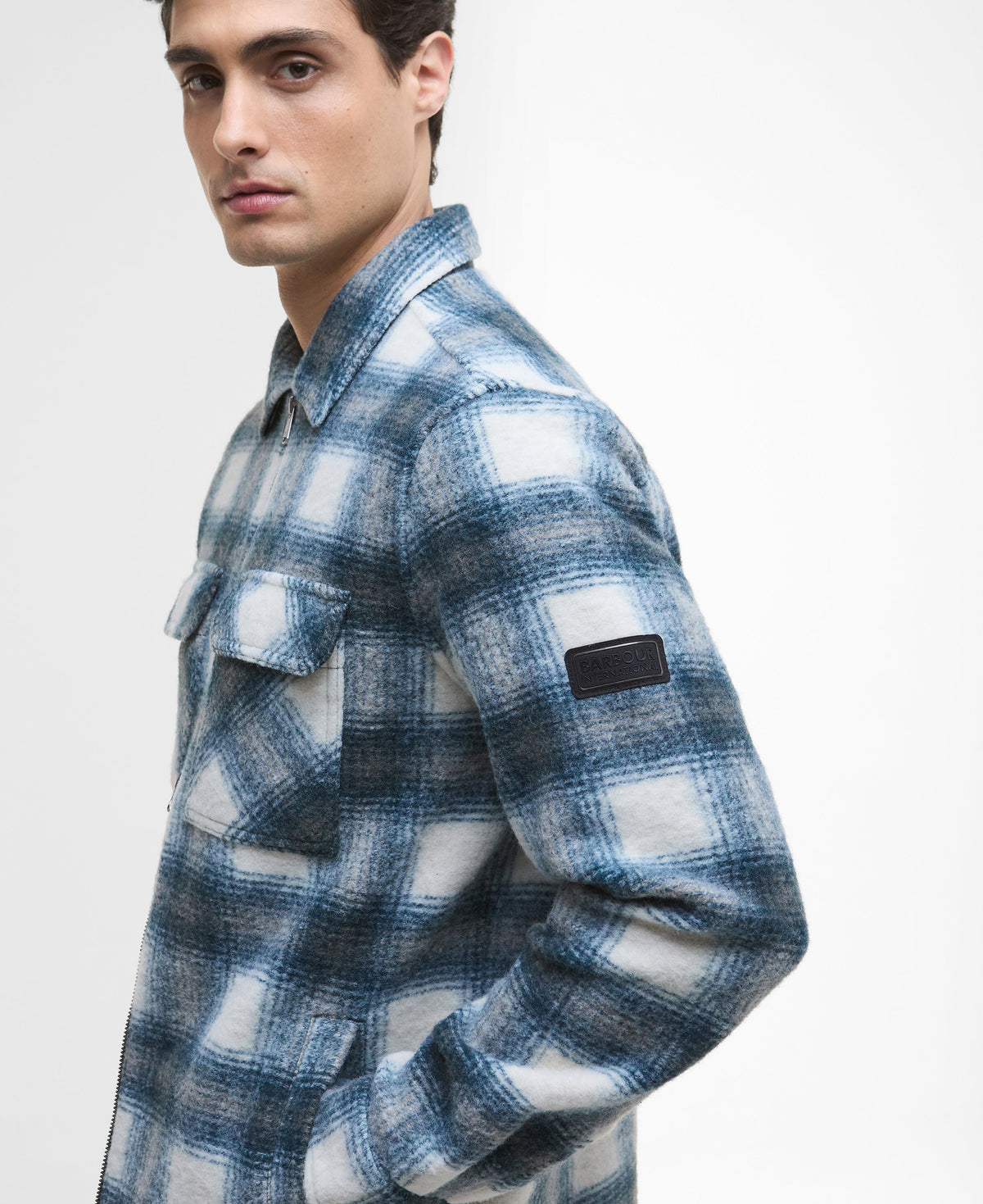 Clayton Fleece Check Overshirt