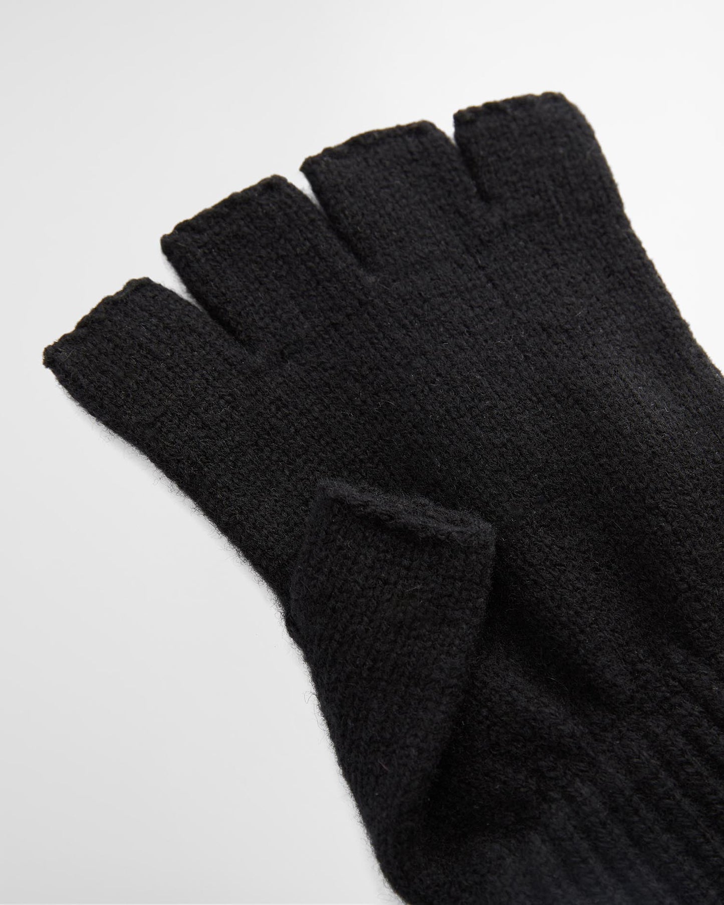 Heath Fingerless Wool Gloves