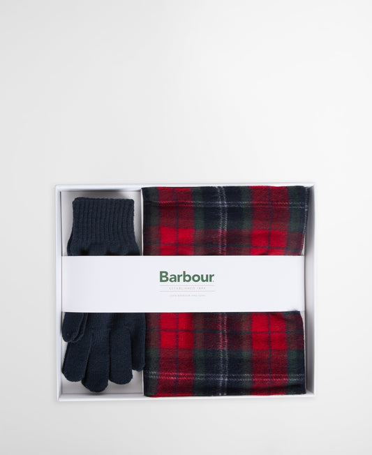 Tartan Scarf & Gloves Gift Set
