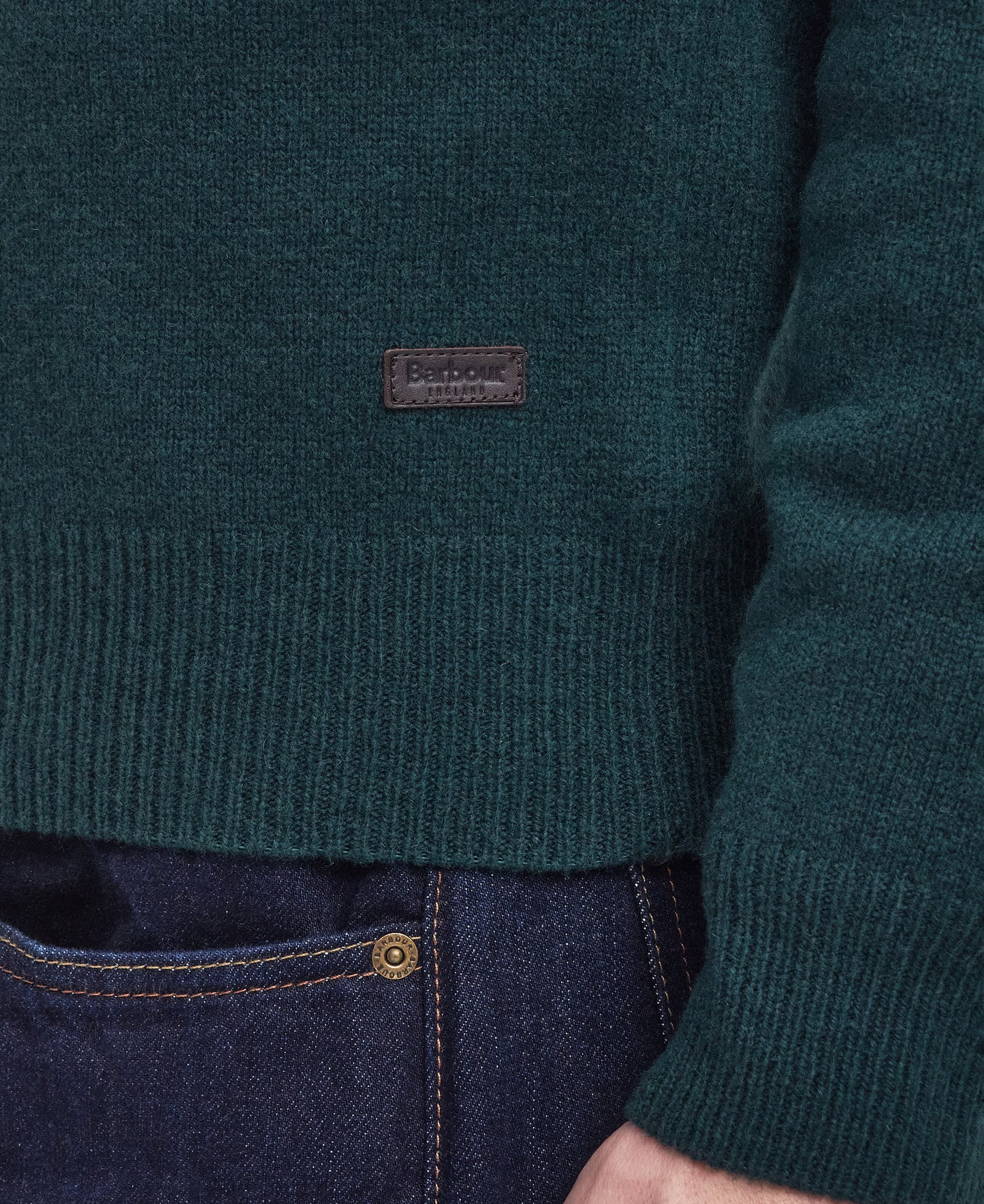 Essential Patch Crew Neck Sweater