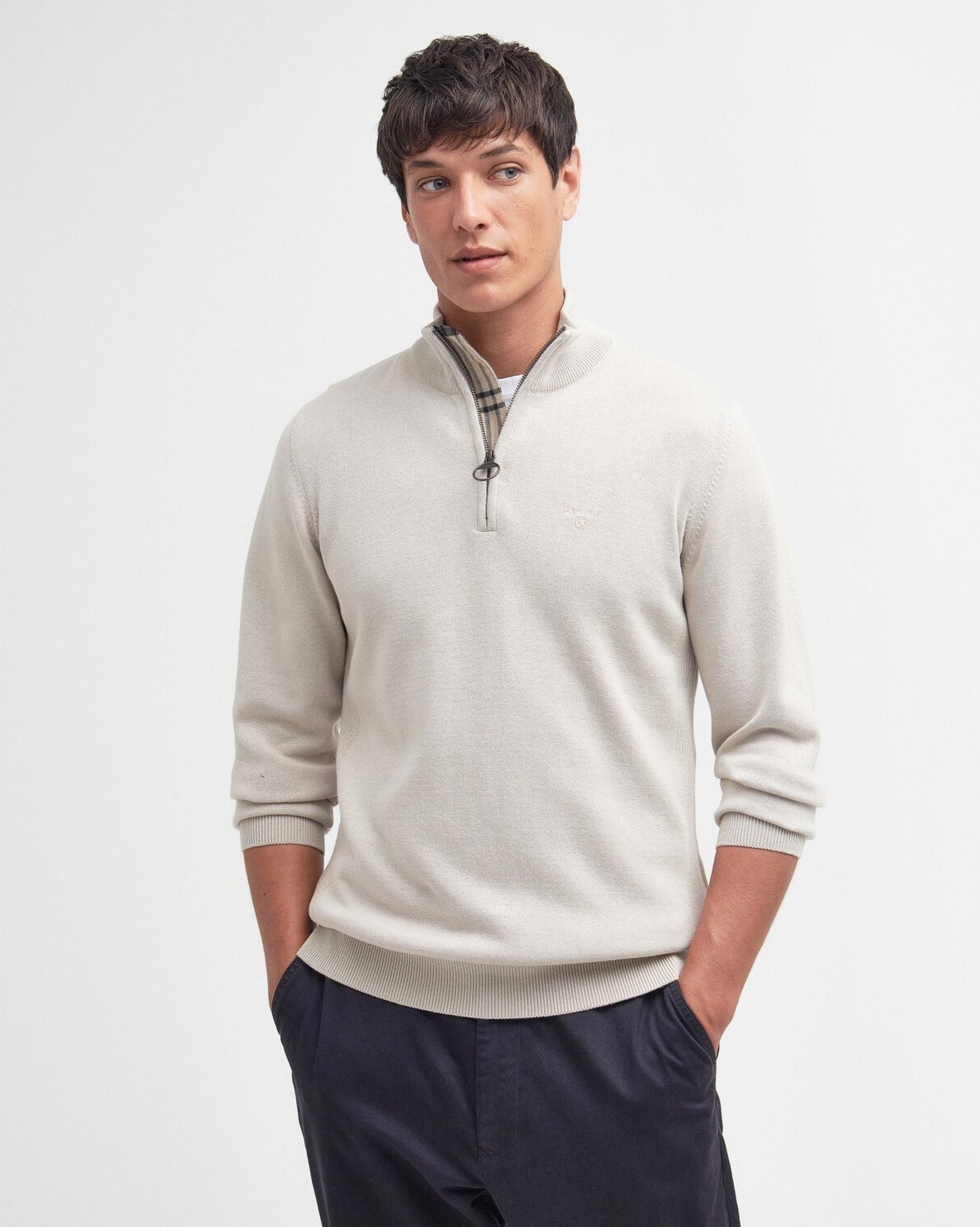 Cotton Half-Zip Sweatshirt