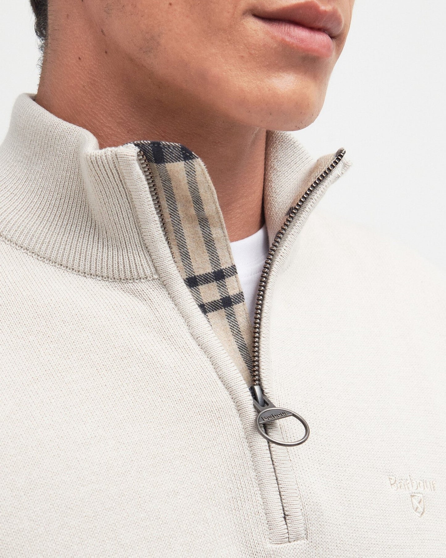 Cotton Half-Zip Sweatshirt
