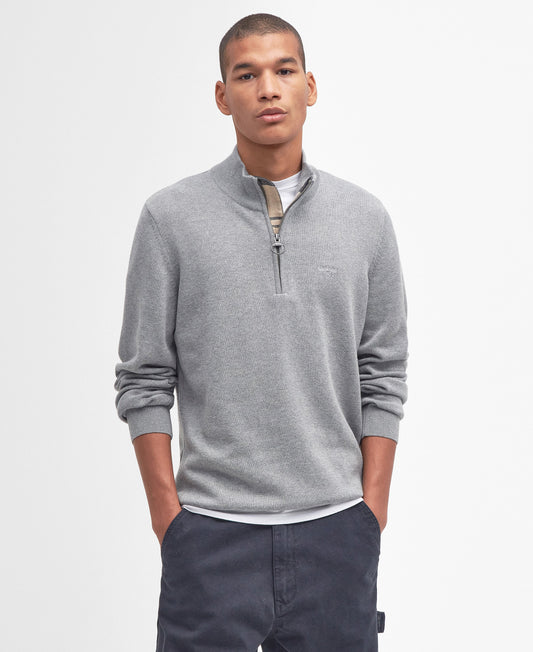 Cotton Half-Zip Sweatshirt