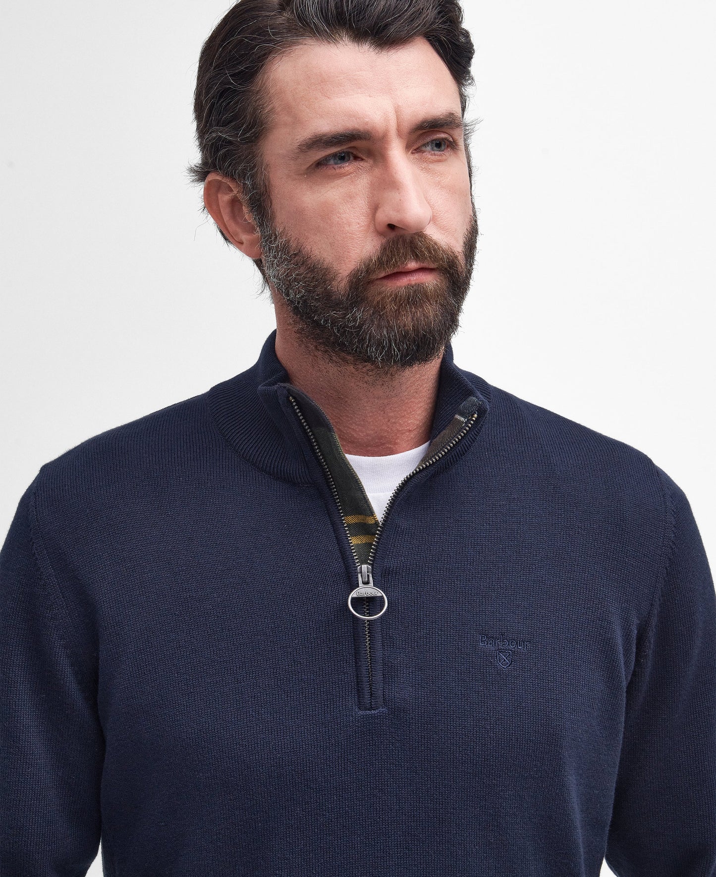 Cotton Half-Zip Sweatshirt