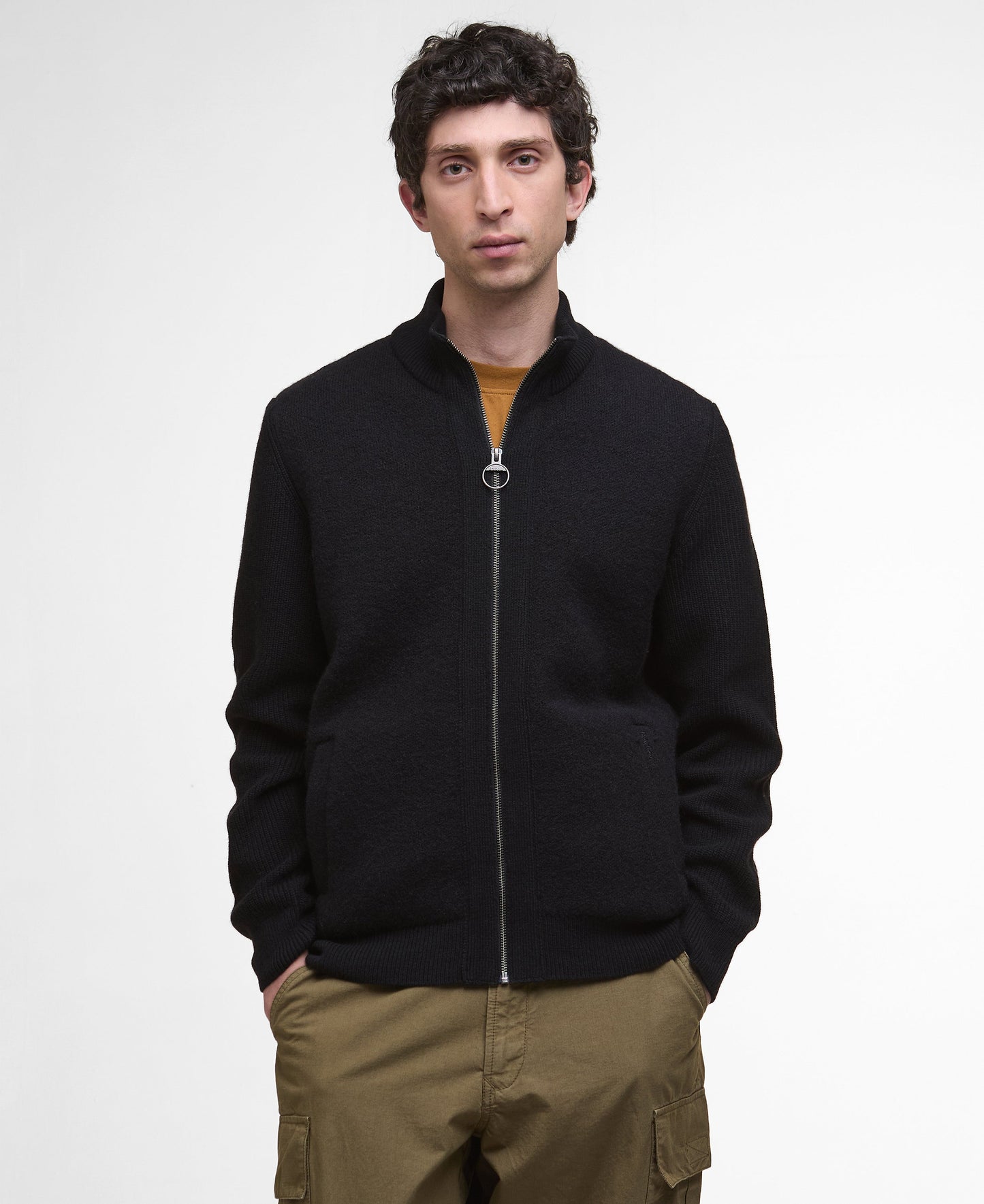 Milburn Zip Through Knitted Jumper