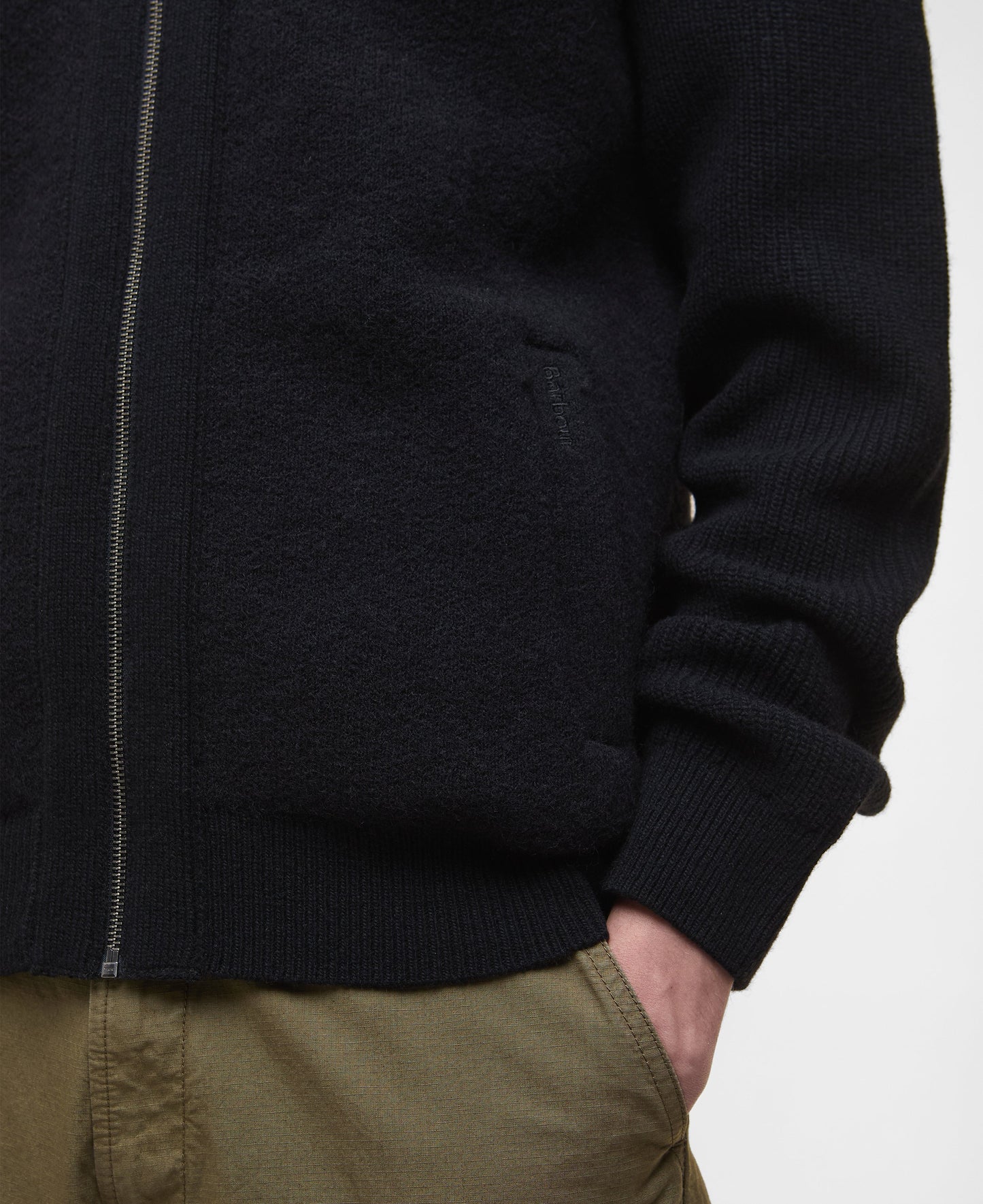 Milburn Zip Through Knitted Jumper