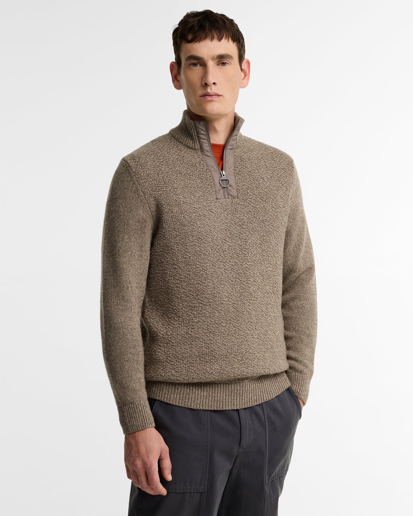 Danforth Textured Half-Zip Jumper