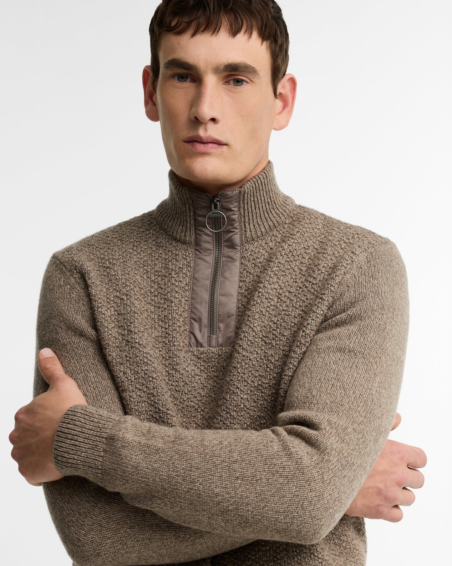 Danforth Textured Half-Zip Jumper