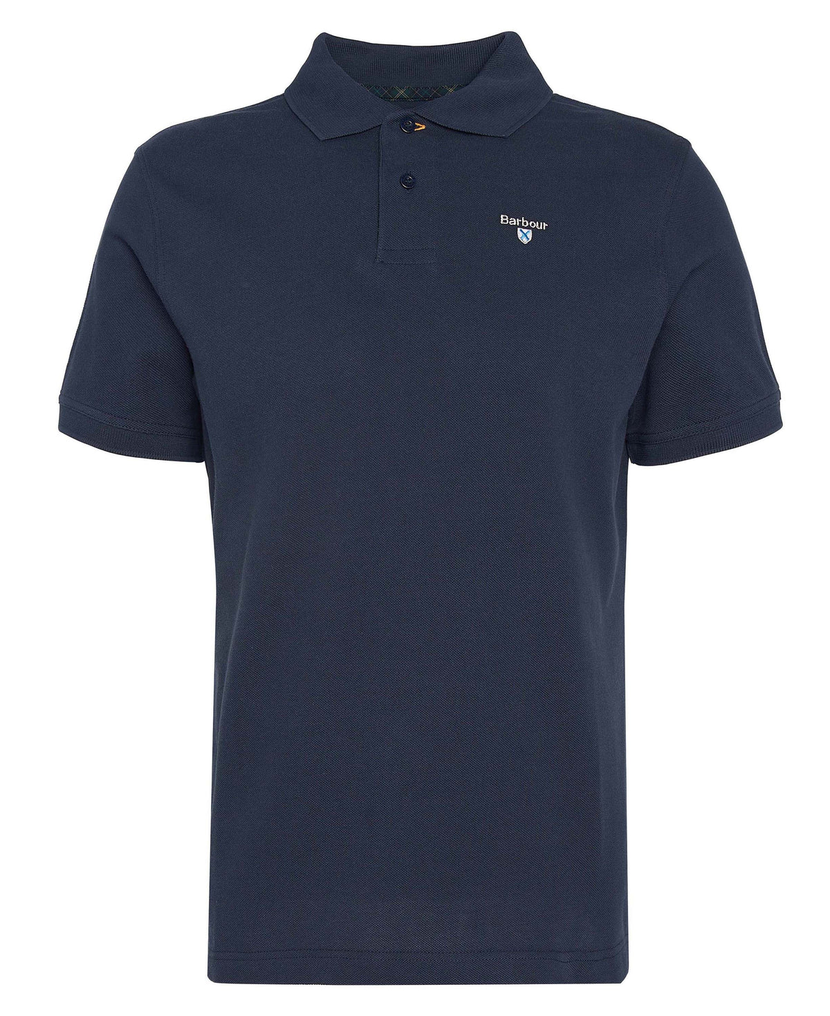 Tartan Pique Polo Top