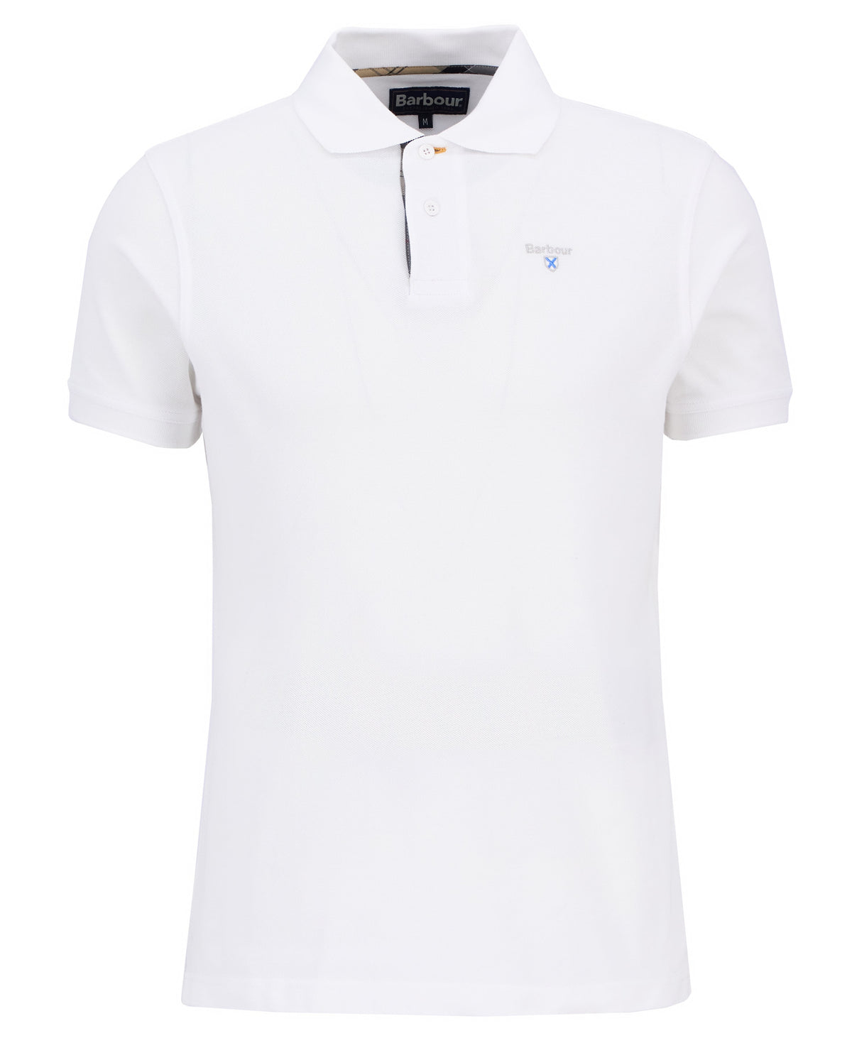 Tartan Pique Polo Top