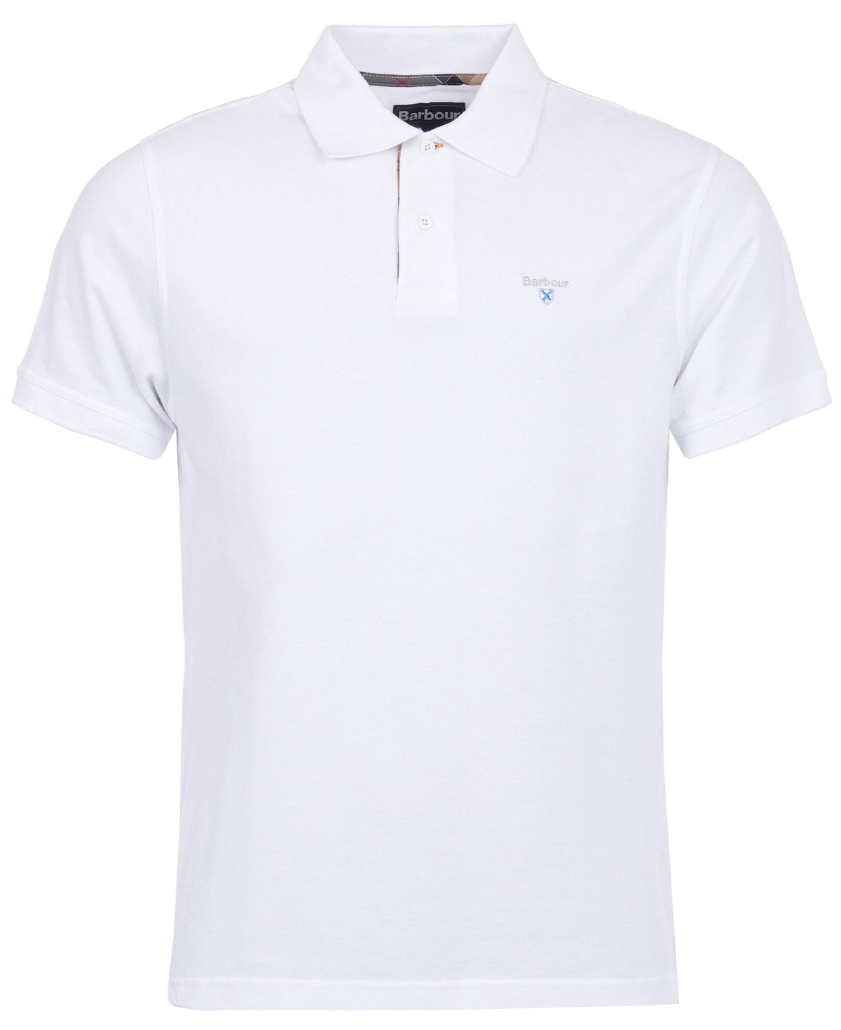 Tartan Pique Polo Top