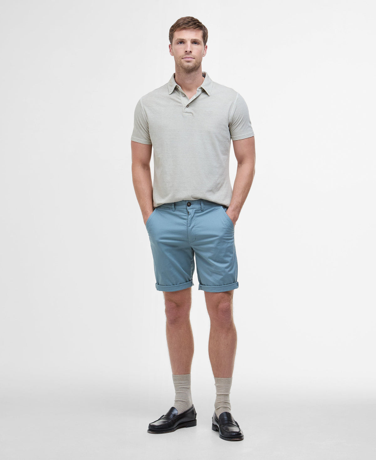 Drayton Linen Tailored Fit Polo Shirt