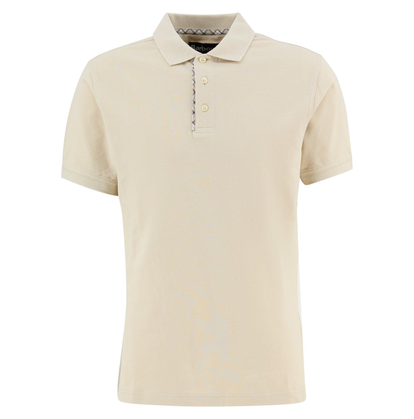 Reston Tartan Trim Tailored Polo Shirt