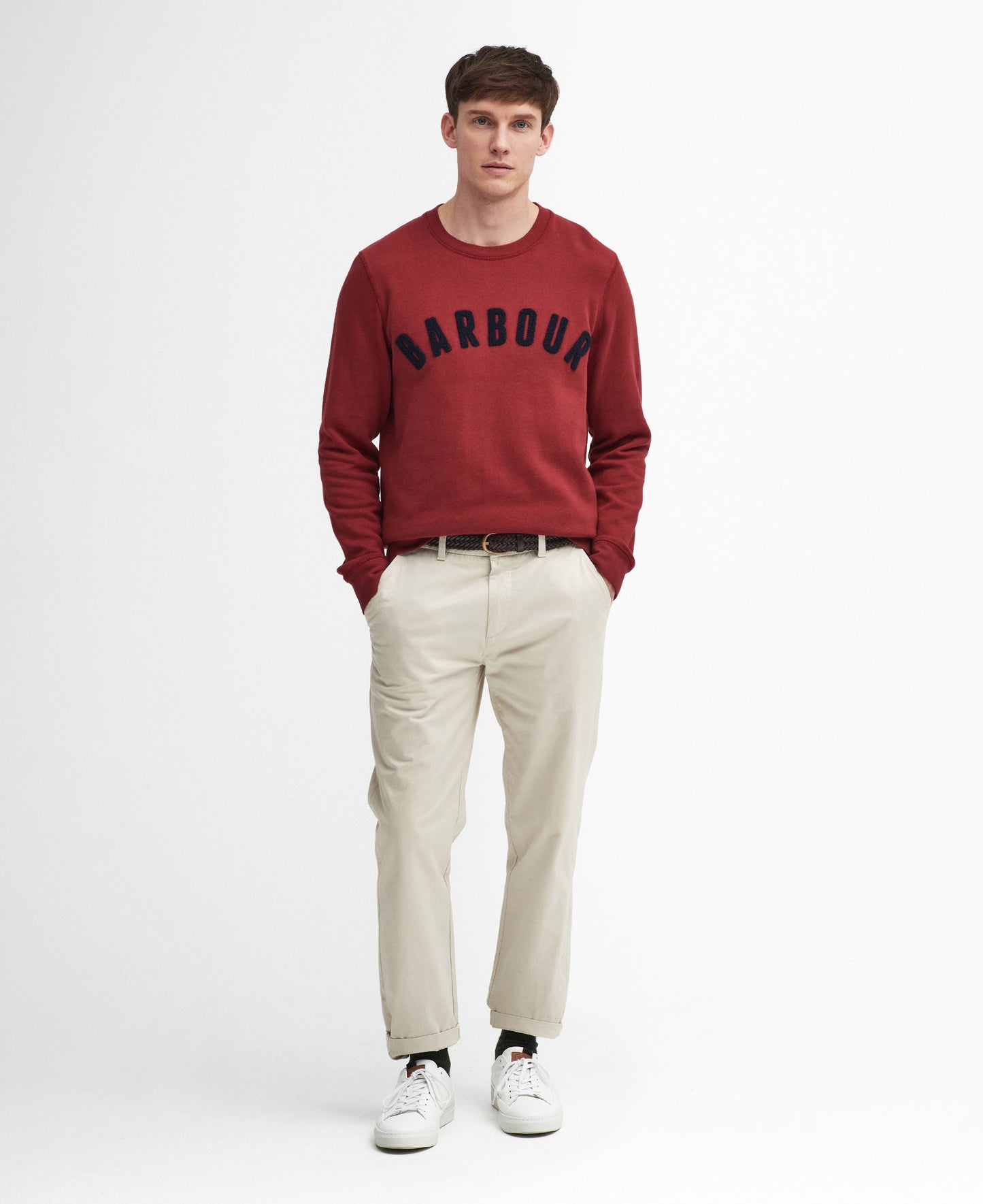 Prep Logo Crew Neck Sweater