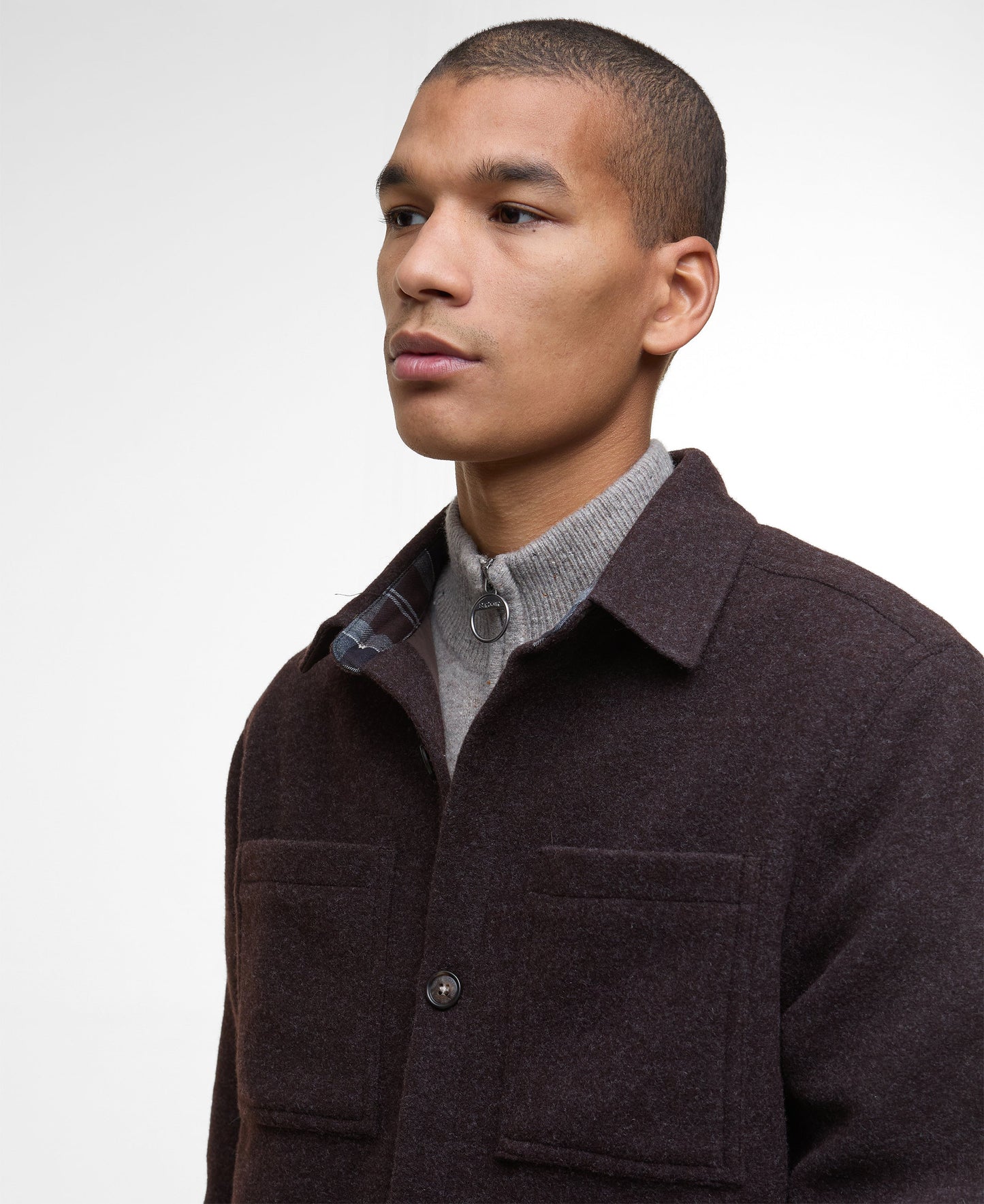Marlow Tailored Wool Blend Overshirt