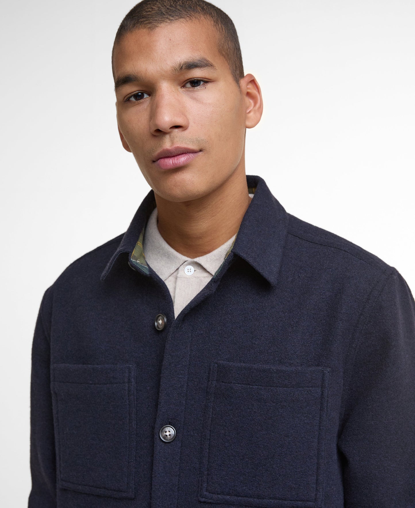 Marlow Tailored Wool Blend Overshirt