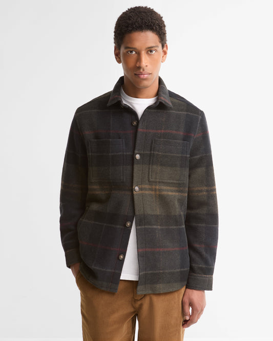 Woodlane Brushed Check Overshirt