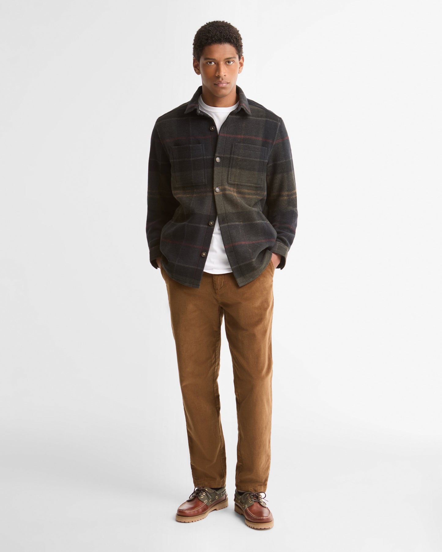Woodlane Brushed Check Overshirt