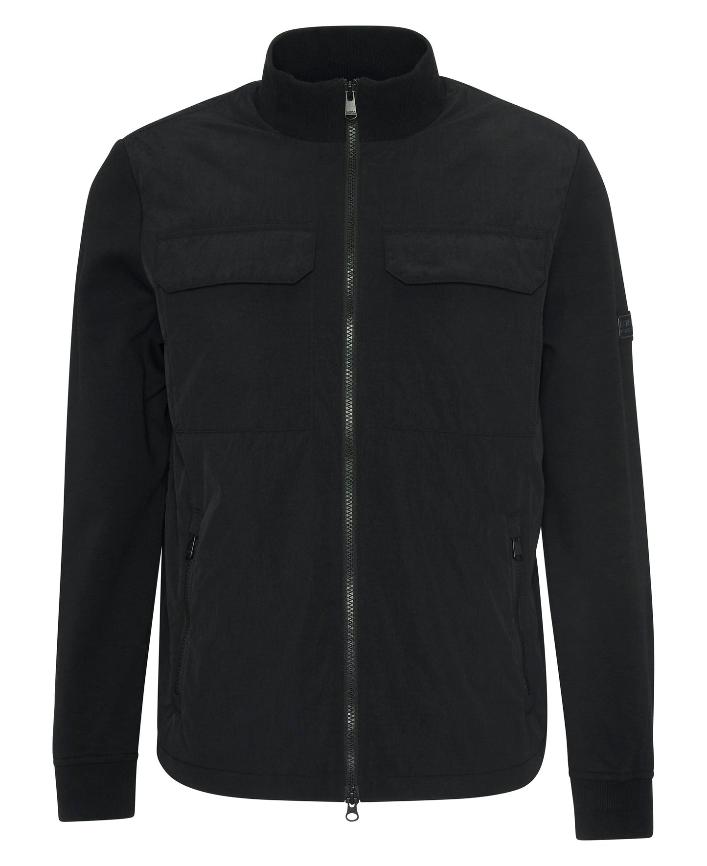 Ethan Funnel Neck Quilted Sweater