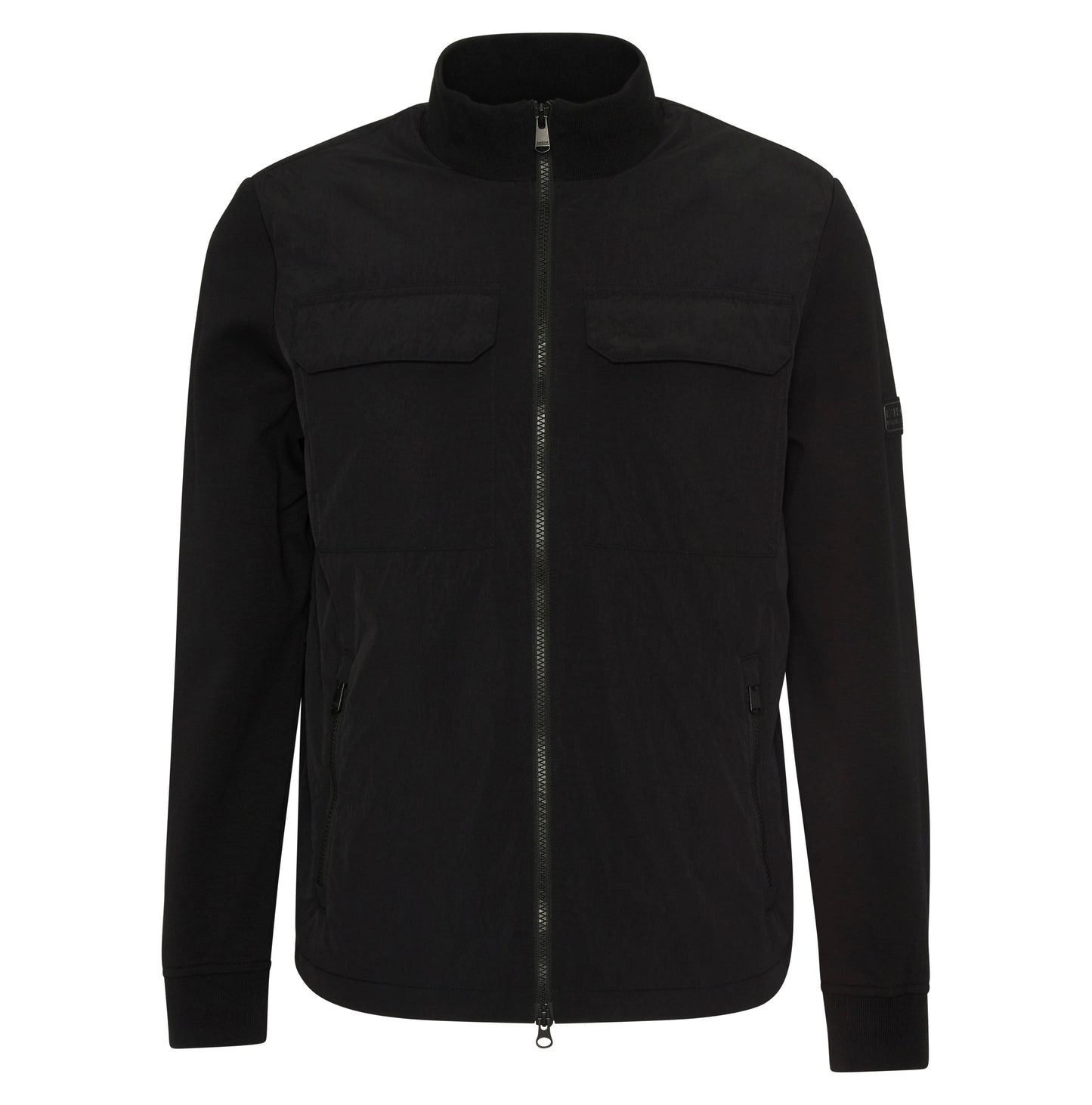 Ethan Funnel Neck Quilted Sweater