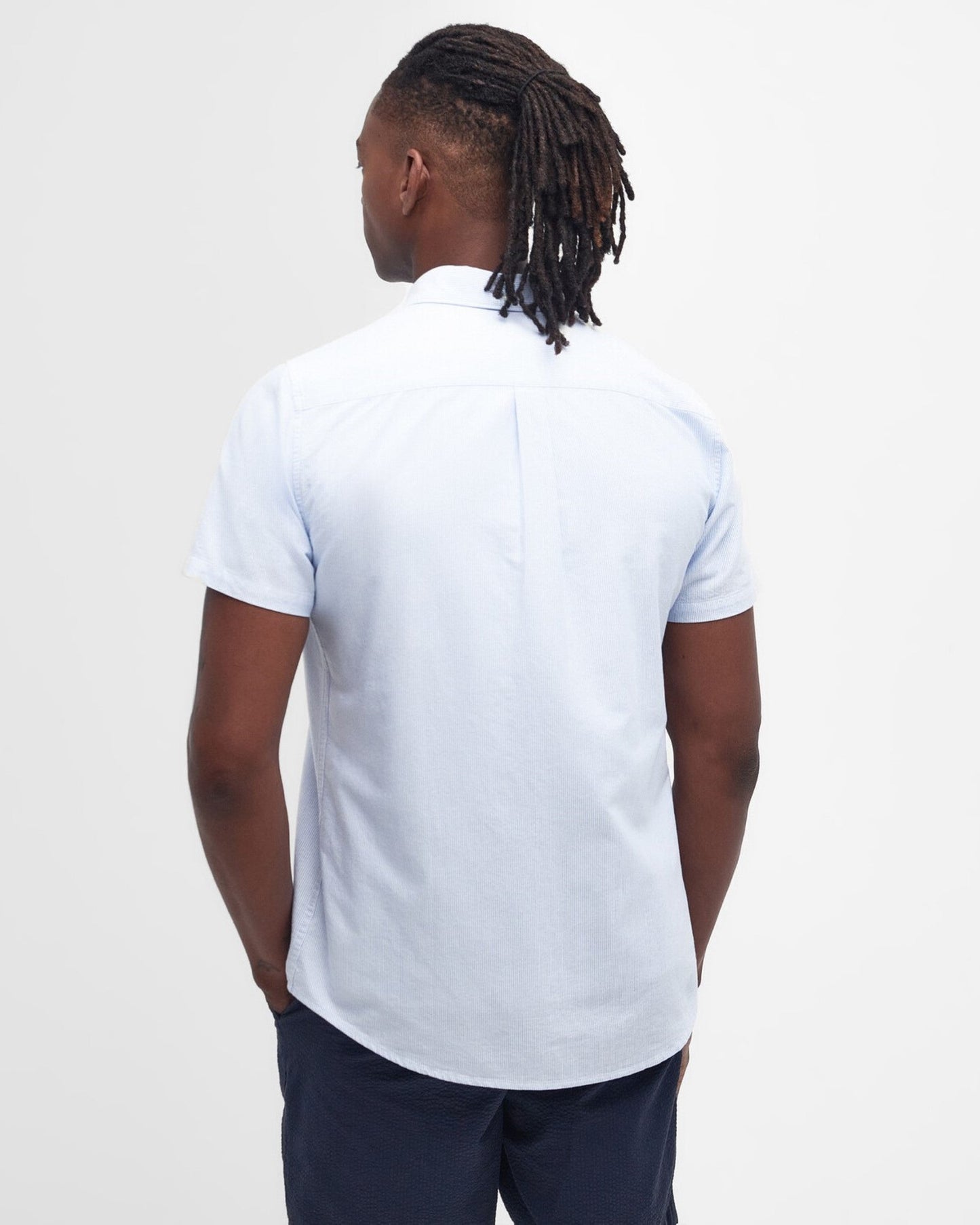 Striped Oxtown Short Sleeve Tailored Shirt