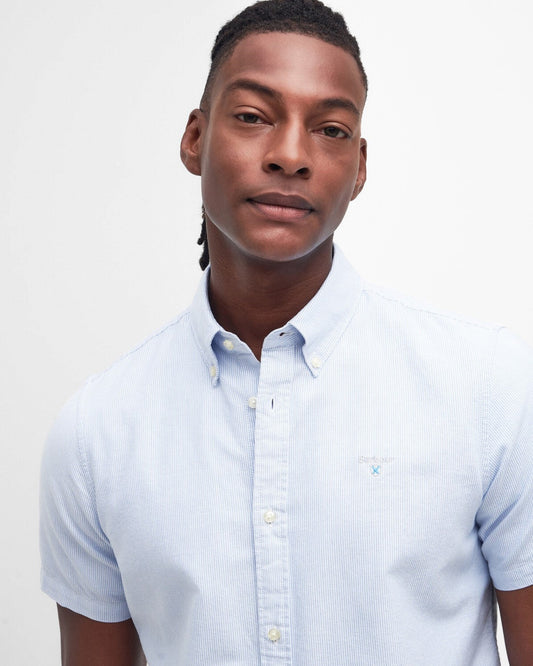 Striped Oxtown Short Sleeve Tailored Shirt