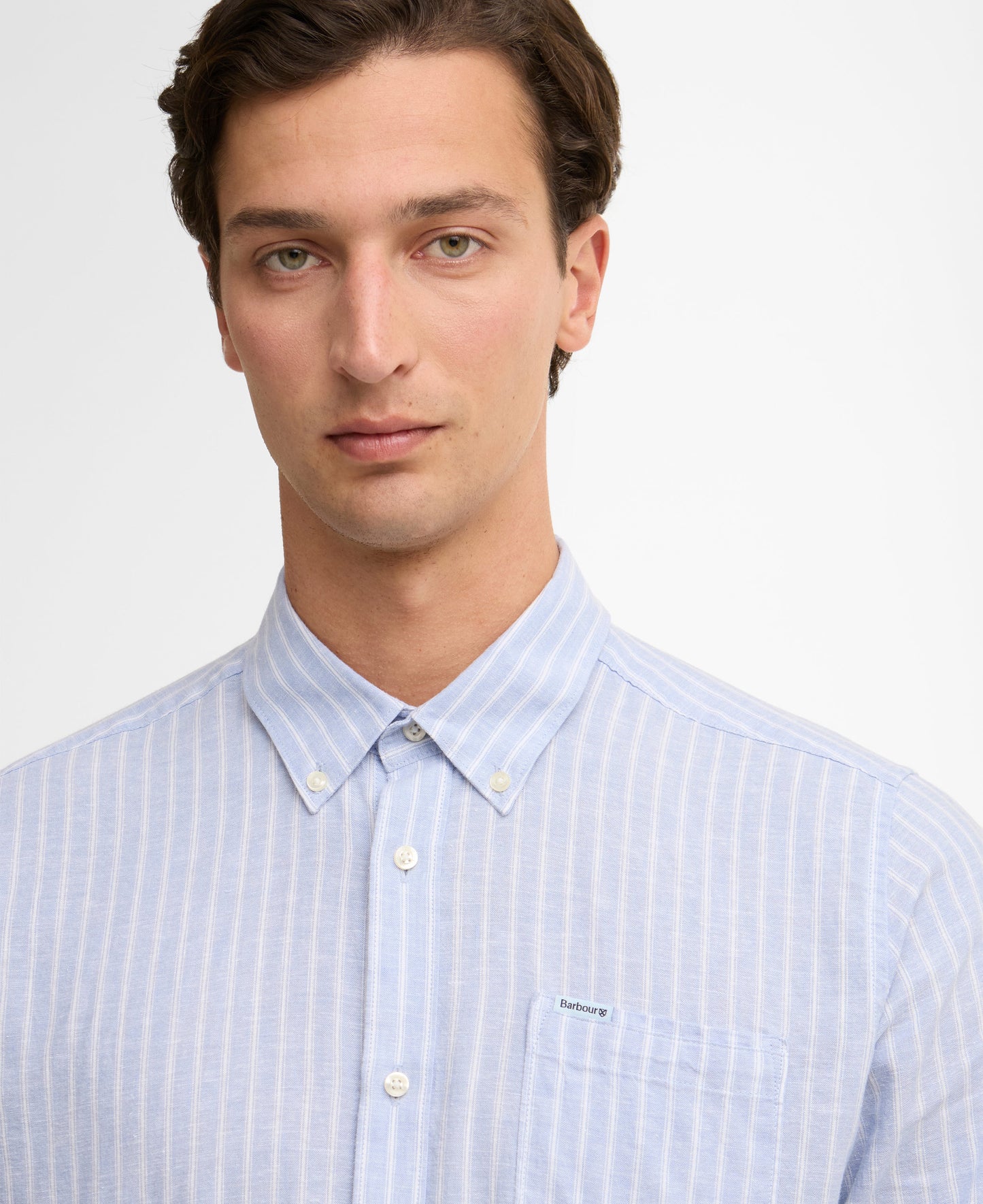 Nelson Striped Long Sleeve Tailored Shirt