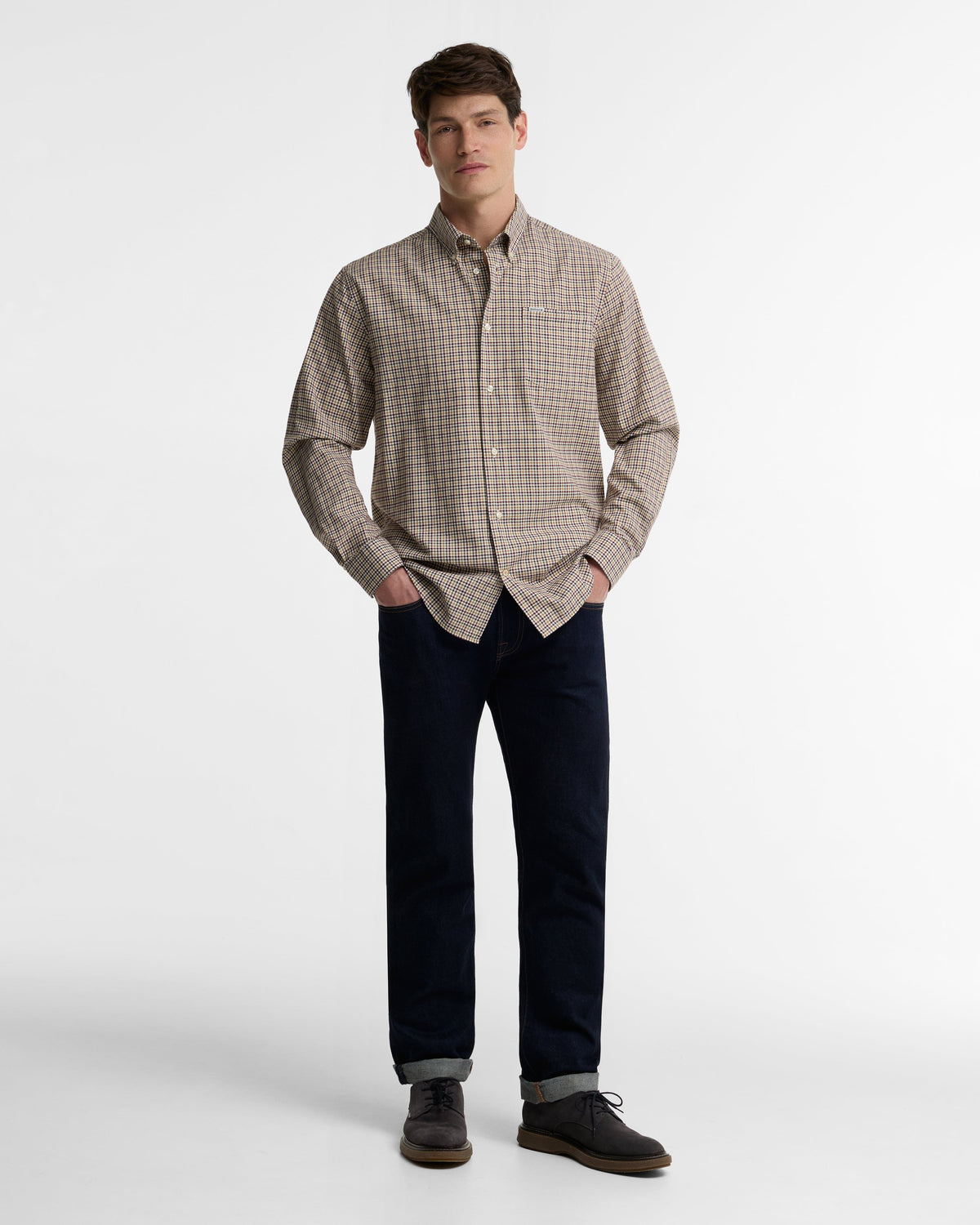 Farmtown Regular-Fit Long-Sleeved Shirt