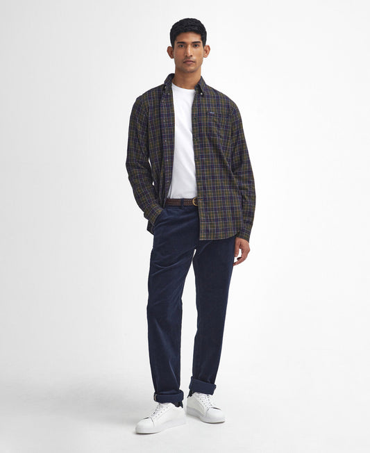 Stretch Cord Tailored Trousers