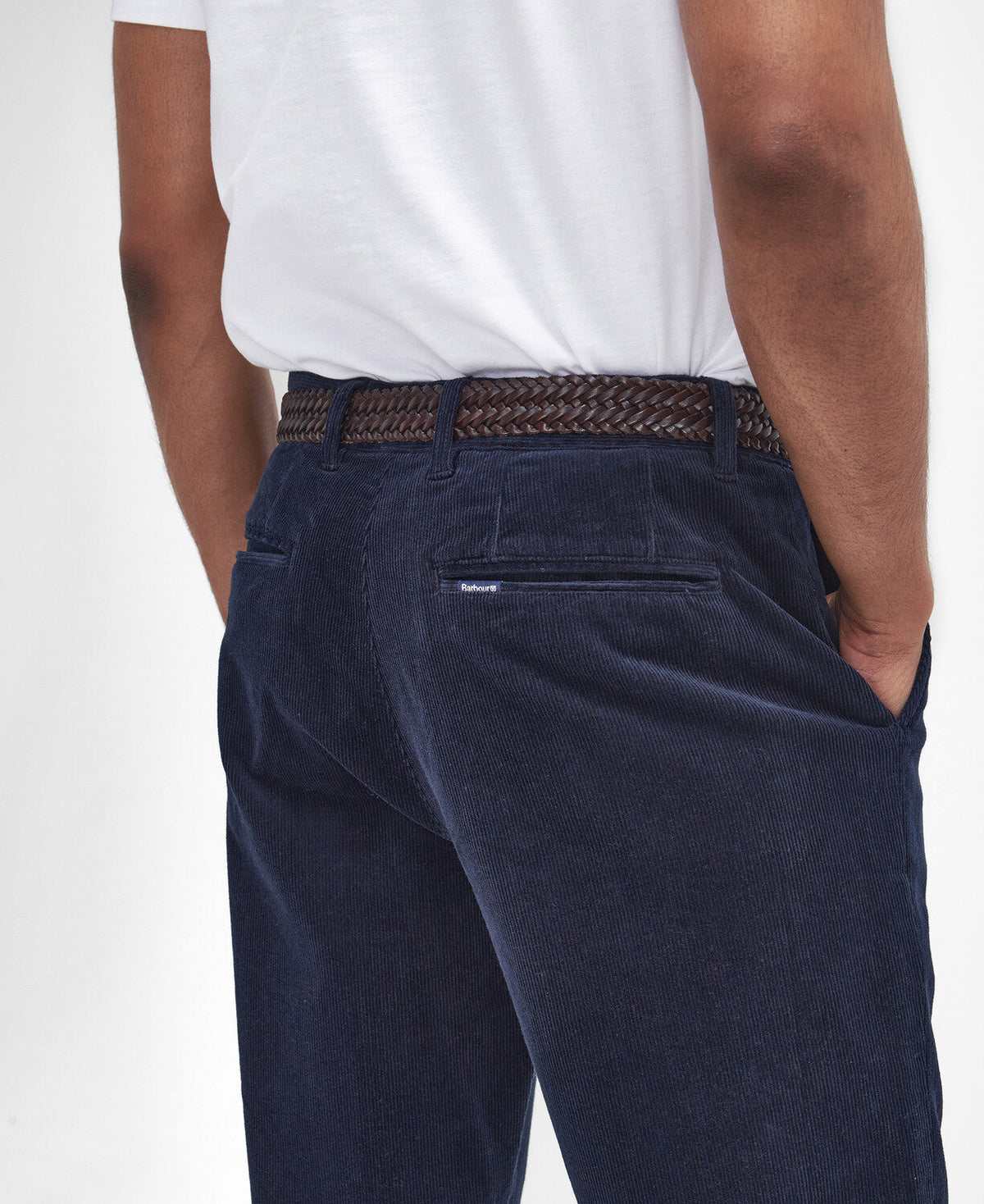 Stretch Cord Tailored Trousers