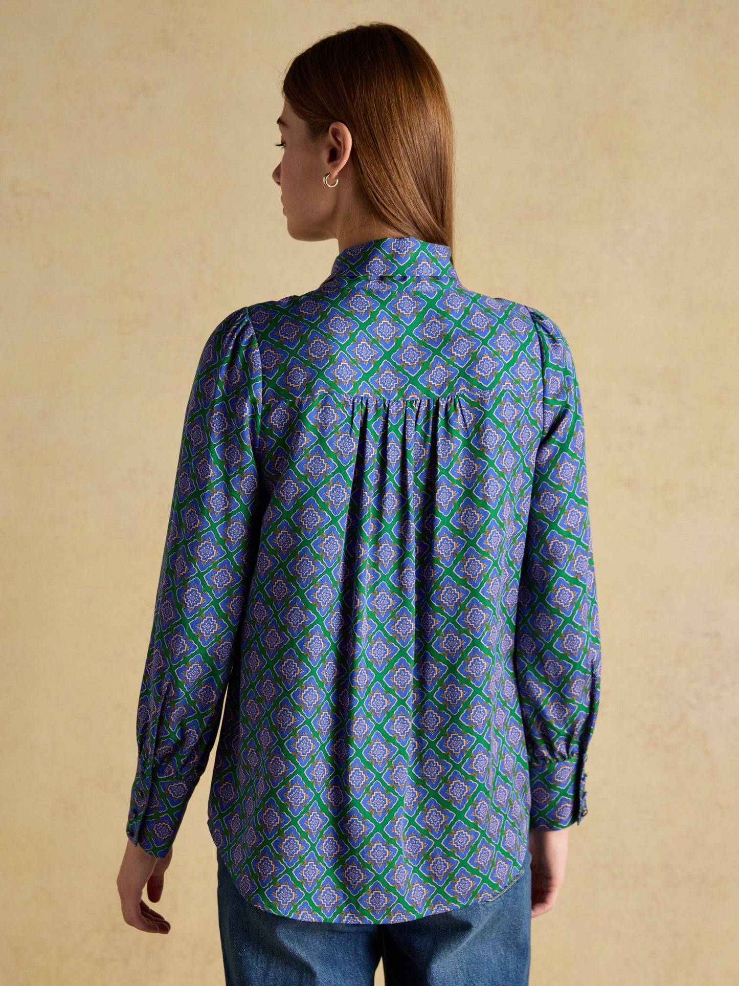 Tabby Tie Neck Blouse
