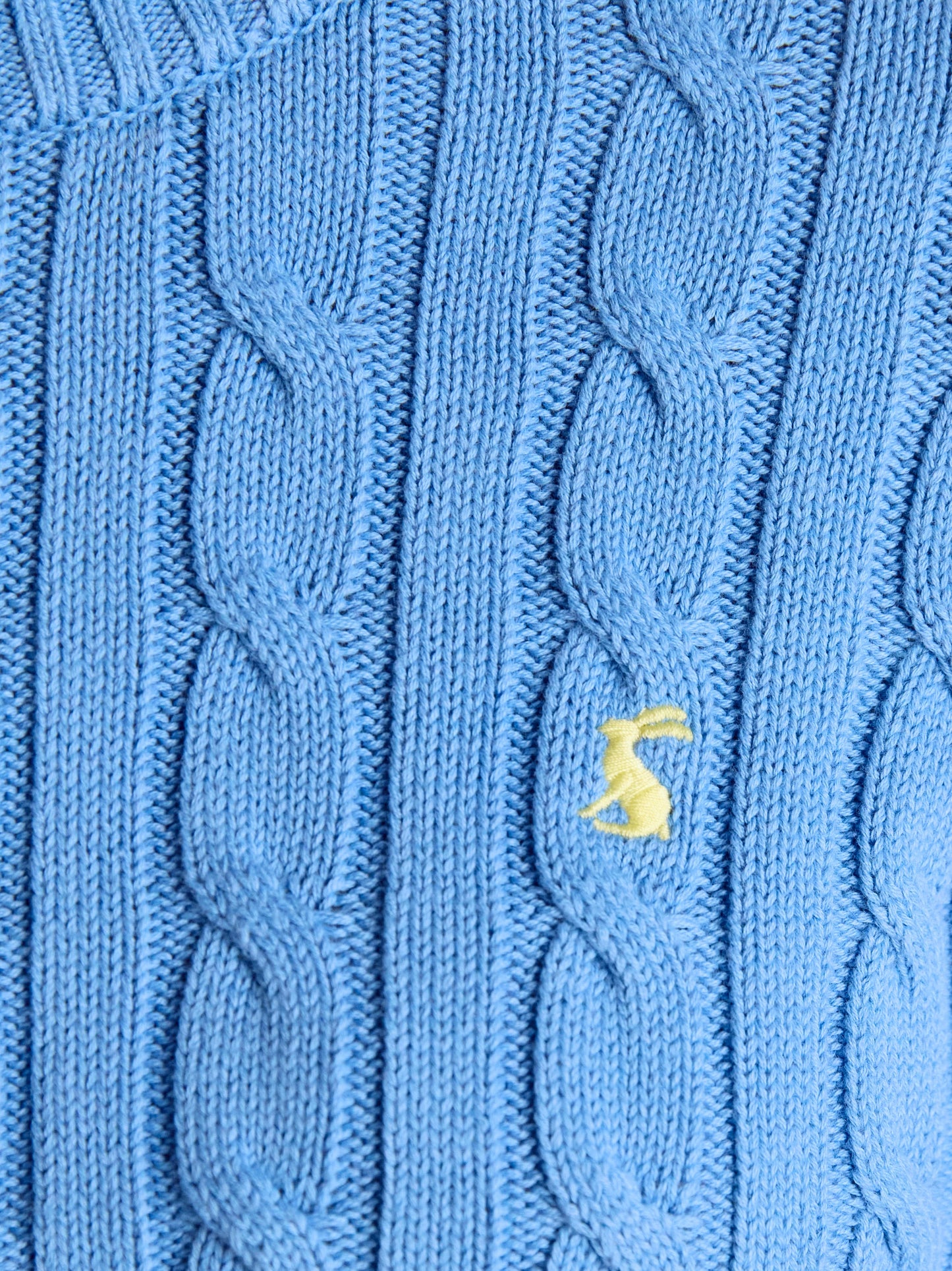 Classic Cable Cotton Crew Neck Jumper