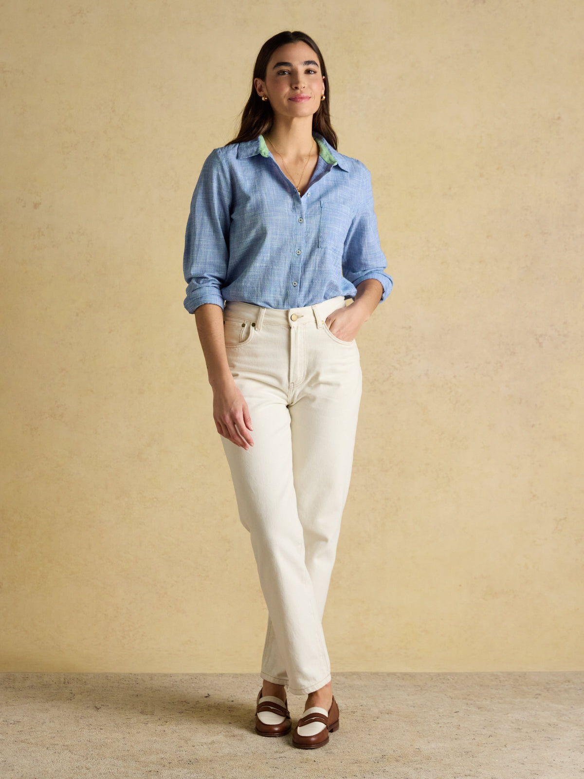 Ida Long Sleeve Cotton Shirt