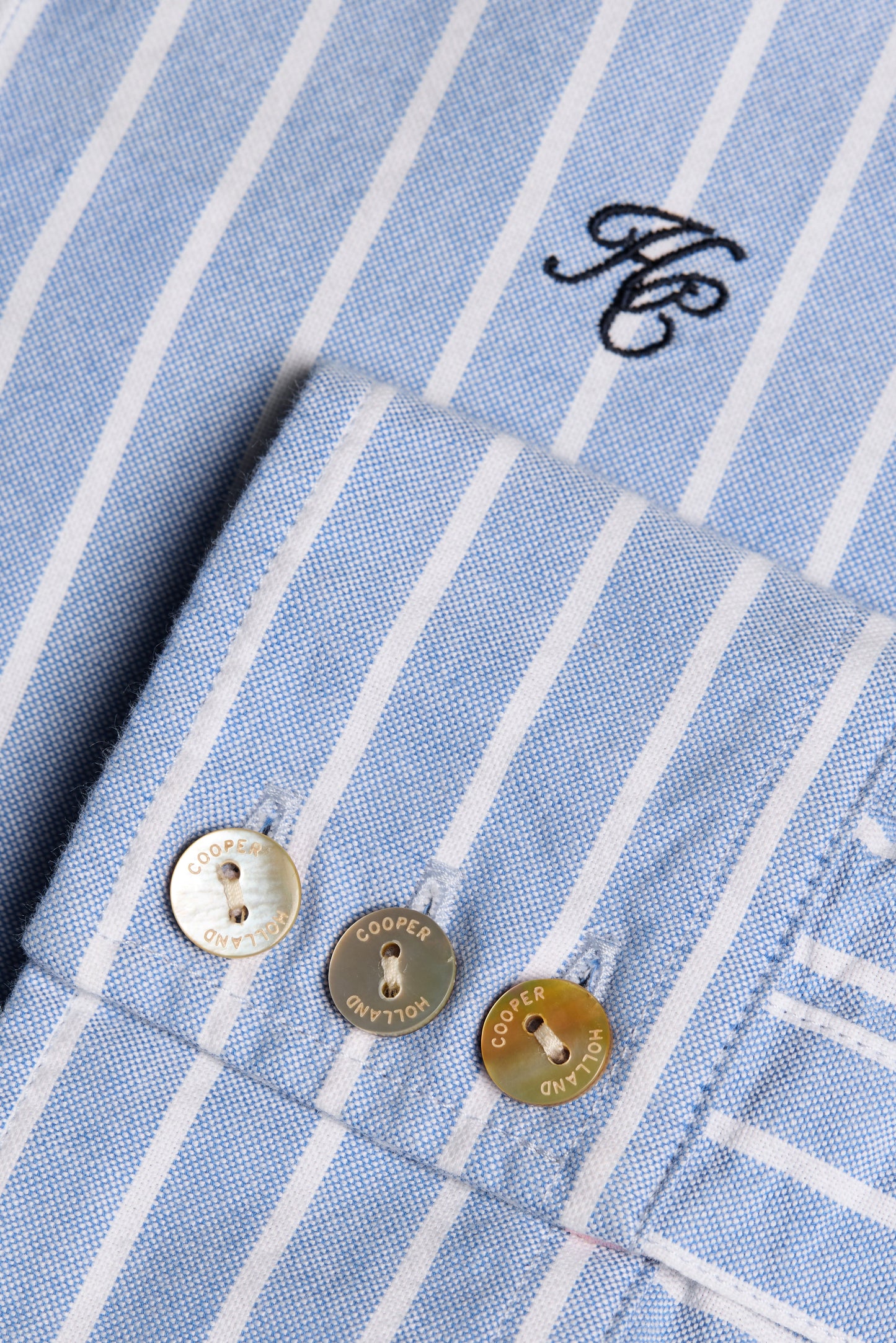 Oxford Shirt - Sky Blue Stripe