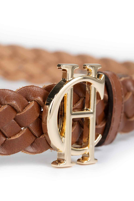 Plaited Slim Belt