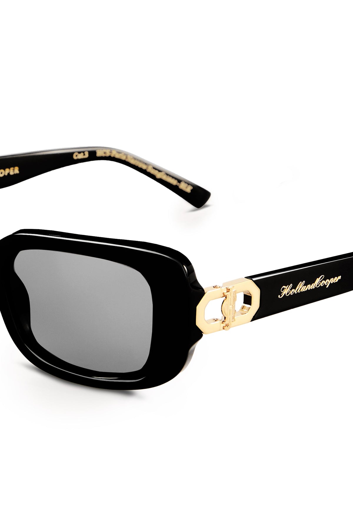 Paris Narrow Sunglasses - Black