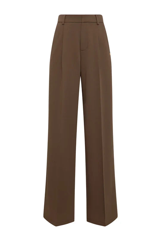 Pleated Wide Leg Trouser