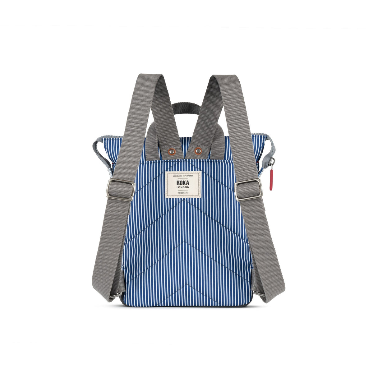 Bantry Small Backpack In Blue Hickory Canvas