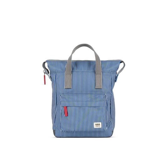 Bantry Small Backpack In Blue Hickory Canvas