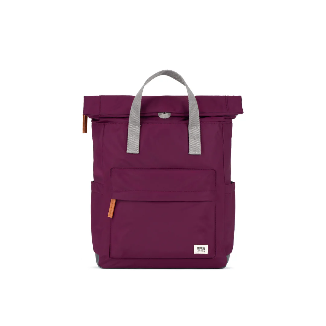Canfield Roll Top Medium Backpack In Royal Burgundy