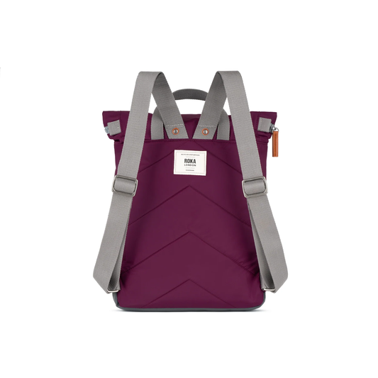 Canfield Roll Top Medium Backpack In Royal Burgundy