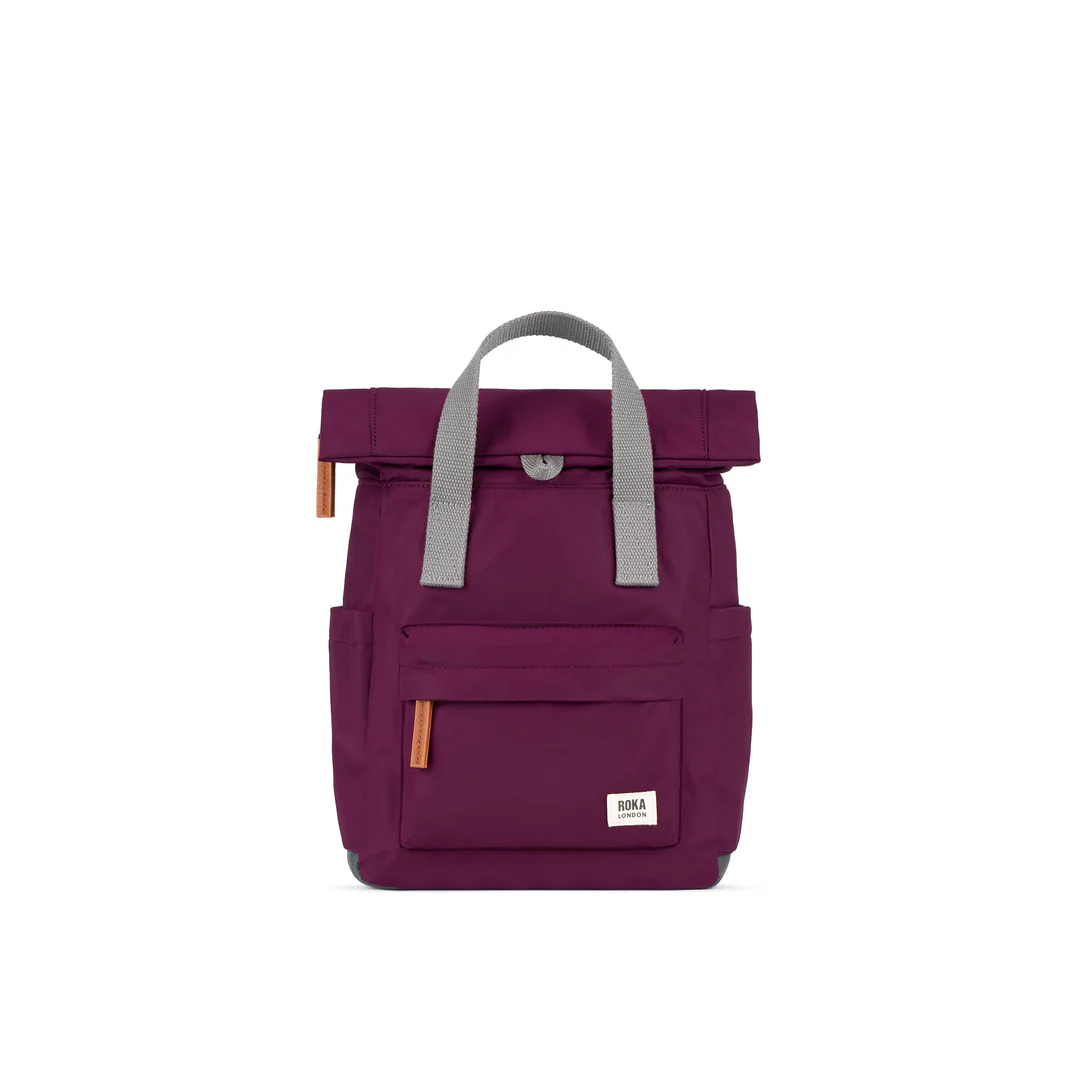 Canfield Roll Top Small Backpack In Royal Burgundy