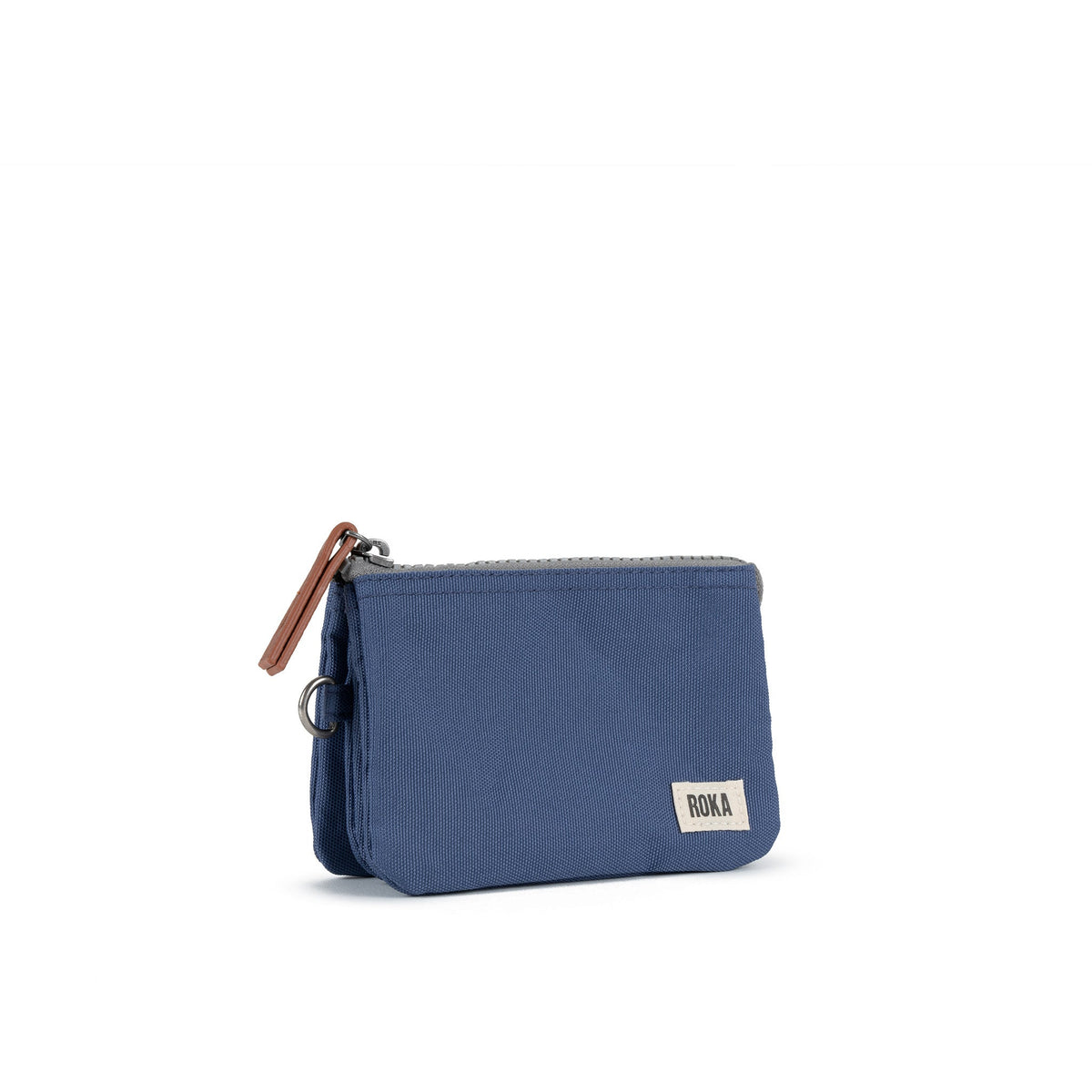 Carnaby Small Wallet In Burnt Blue Canvas