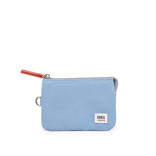 Carnaby Small Wallet In Retro Blue Canvas