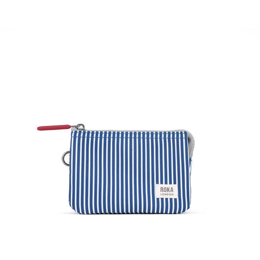 Carnaby Small Wallet In Blue Hickory Canvas