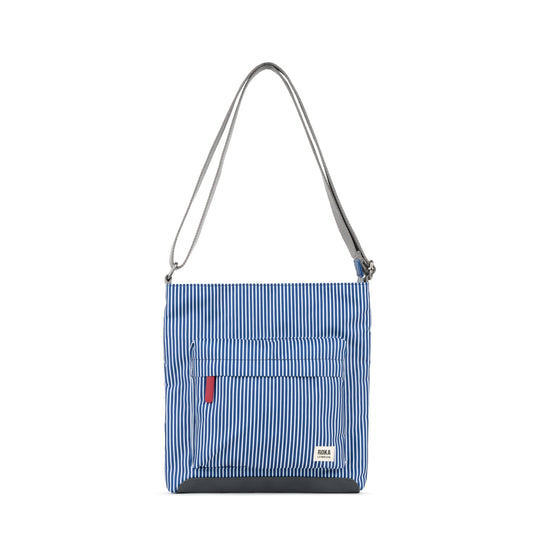 Kennington Crossbody In Blue Hickory Canvas
